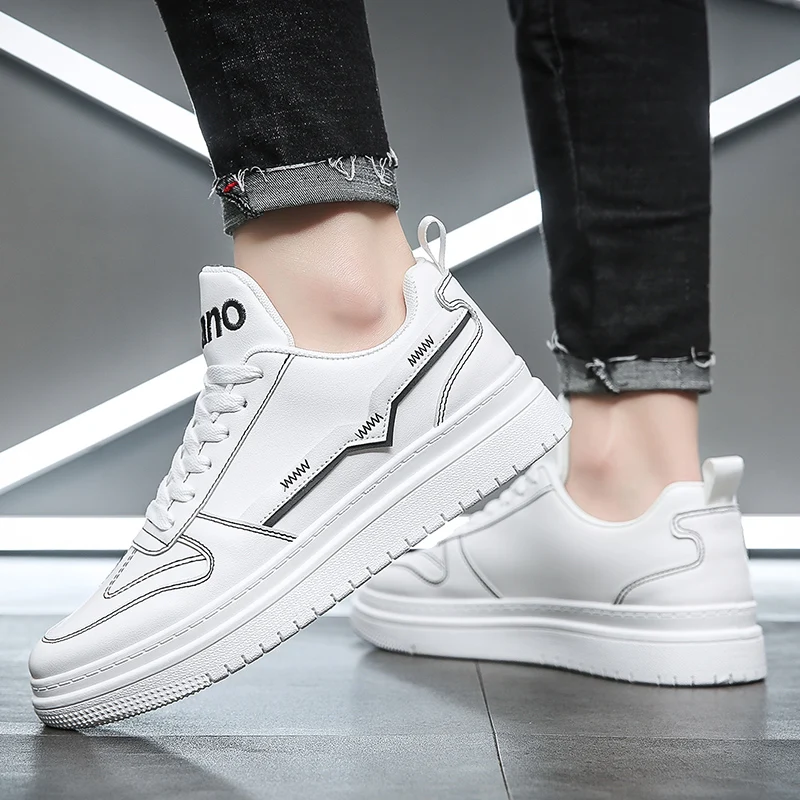 Men's shoes, new men's casual shoes, Korean style trendy lace-up shoes, small white board shoes, high-top shoes, all-match
Men's shoes, new men's casual shoes, Korean style trendy lace-up shoes, small white board shoes, high-top shoes, all-match