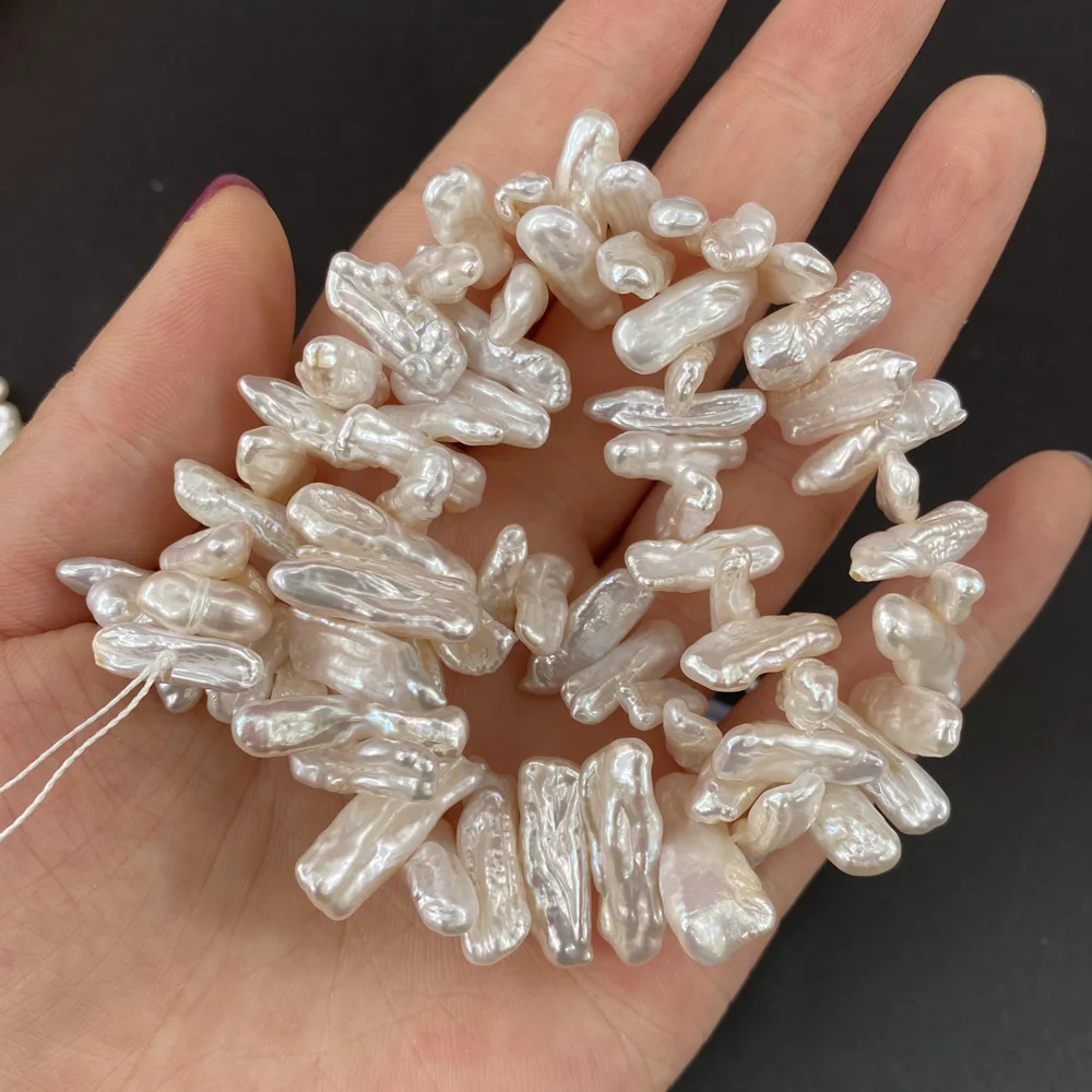 Natural Baroque Pearl Bead Long Stick Loose Beads for Fashion Jewelry Making DIY Necklace Bracelet Earring Accessories
Natural Baroque Pearl Bead Long Stick Loose Beads for Fashion Jewelry Making DIY Necklace Bracelet Earring Accessories