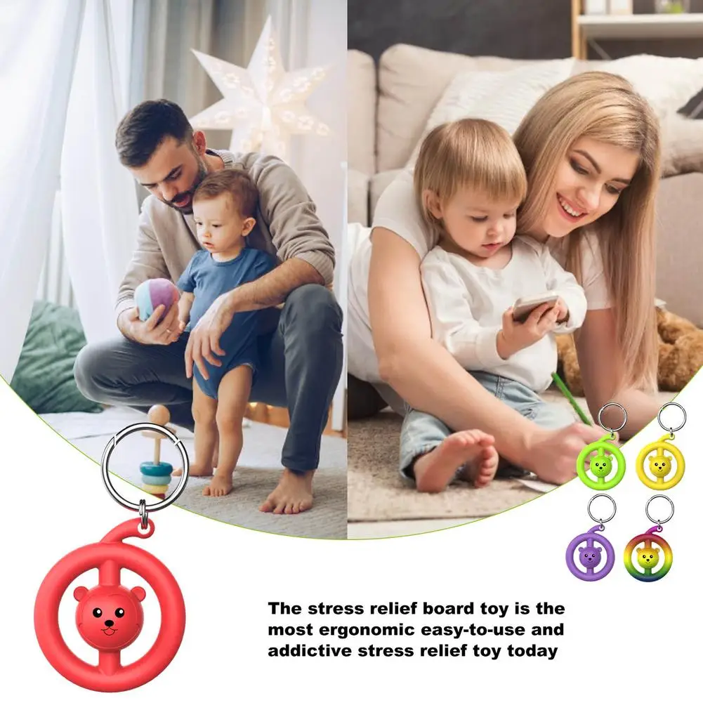Anti Stress Fidget Toys Hand Grip Ring Relieve Stress Sensory Toy Grab And Snap Hand Toy Squeeze Calming Toy For Kids Adult
Anti Stress Fidget Toys Hand Grip Ring Relieve Stress Sensory Toy Grab And Snap Hand Toy Squeeze Calming Toy For Kids Adult
