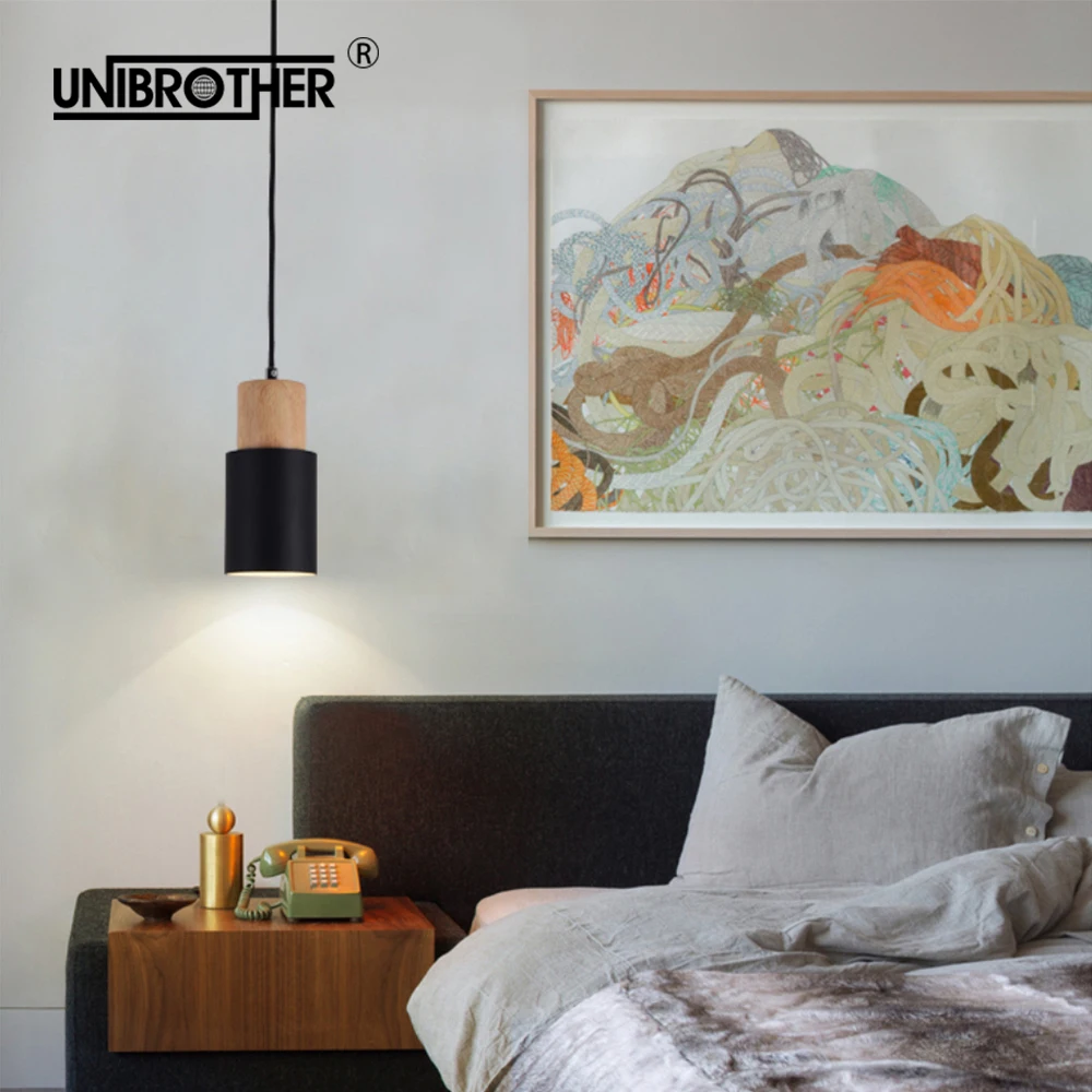 wood LED pendent lamp Nordic hanging light wooden bedroom bedside single head cylindrical living room decoration indoor Dropship 
wood LED pendent lamp Nordic hanging light wooden bedroom bedside single head cylindrical living room decoration indoor Dropship