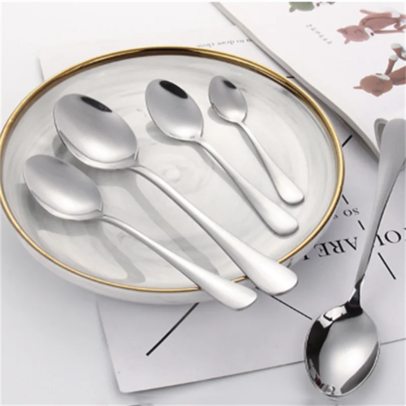 Glossy Dropshipping Stainless Steel Flatware Set Luxury Knife Fork Spoon Silverware Tableware Cutlery Utensils for Kitchen
Glossy Dropshipping Stainless Steel Flatware Set Luxury Knife Fork Spoon Silverware Tableware Cutlery Utensils for Kitchen