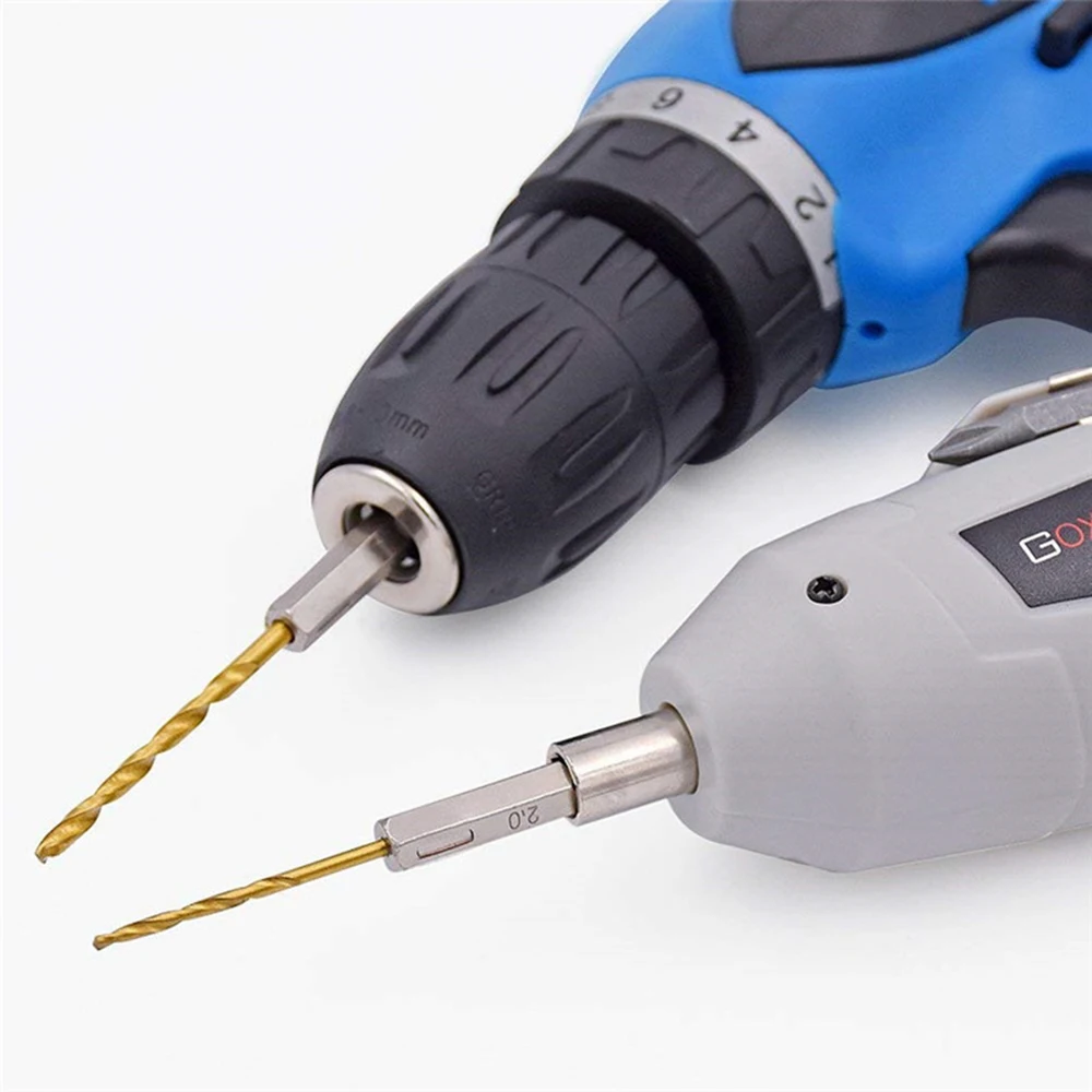 13pcs HSS twist drill bit set with titanium coating bit +1/4 hex shank 1.5-6.5mm twist drill hole opener and wood drilling tool
13pcs HSS twist drill bit set with titanium coating bit +1/4 hex shank 1.5-6.5mm twist drill hole opener and wood drilling tool