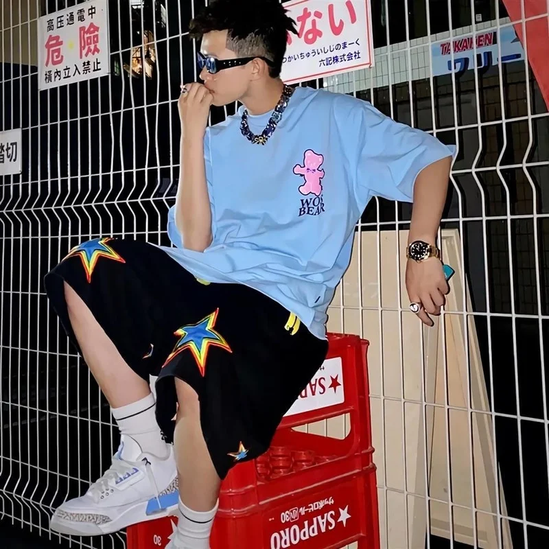 HOUZHOU Korean Style Harajuku Casual Shorts Pants Women Vintage Oversize Casual Unisex Loose Jogger Female Summer Trousers
HOUZHOU Korean Style Harajuku Casual Shorts Pants Women Vintage Oversize Casual Unisex Loose Jogger Female Summer Trousers