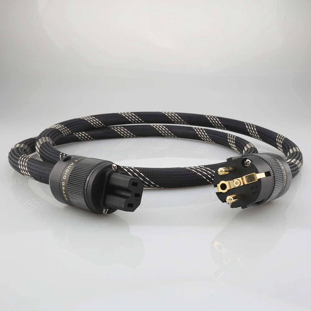 High Quality P133+DW30 HI-End Audio Grade OFC Copper Schuko Power Cord Cable EU Stardard European Power Cord
High Quality P133+DW30 HI-End Audio Grade OFC Copper Schuko Power Cord Cable EU Stardard European Power Cord