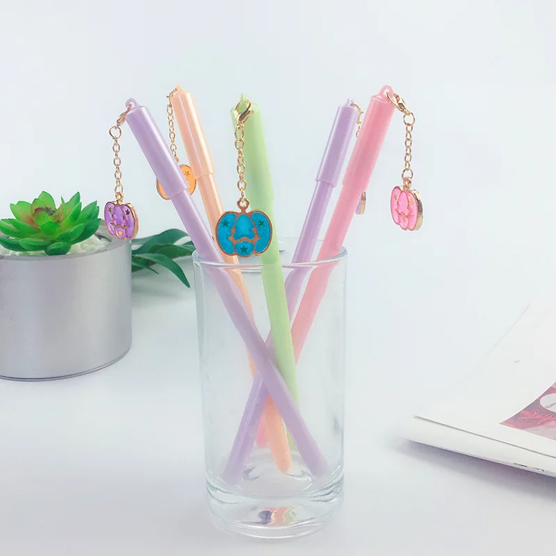 36PCS The New Oil Alloy Cute Pumpkin Monster Pendant Plastic Pen Black Felt-Tipped Gel Pen Creative Products Stationery
36PCS The New Oil Alloy Cute Pumpkin Monster Pendant Plastic Pen Black Felt-Tipped Gel Pen Creative Products Stationery