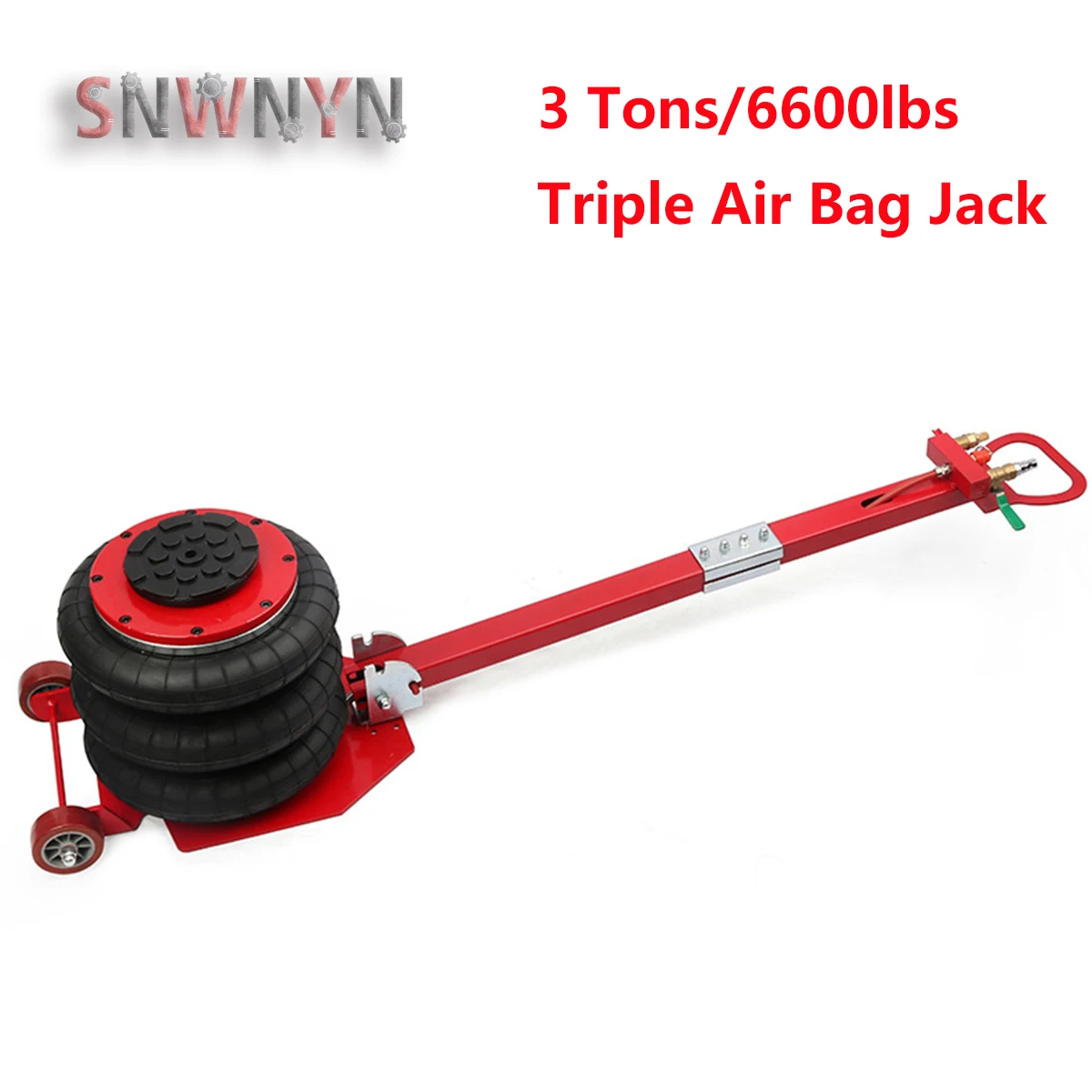 New Arrival 3 Tons/6600lbs Folding Triple Air Bag Jack Pneumatic Car Jack Stand Automotive Lifting Tools Red
New Arrival 3 Tons/6600lbs Folding Triple Air Bag Jack Pneumatic Car Jack Stand Automotive Lifting Tools Red