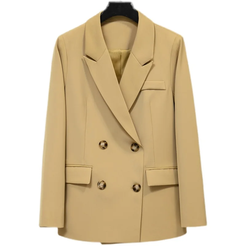 Women Short Blazer 2021 New Spring Streetwear Solid Notched Double Breasted Office Ladies Blazer Coat Female Suit Jackets
Women Short Blazer 2021 New Spring Streetwear Solid Notched Double Breasted Office Ladies Blazer Coat Female Suit Jackets