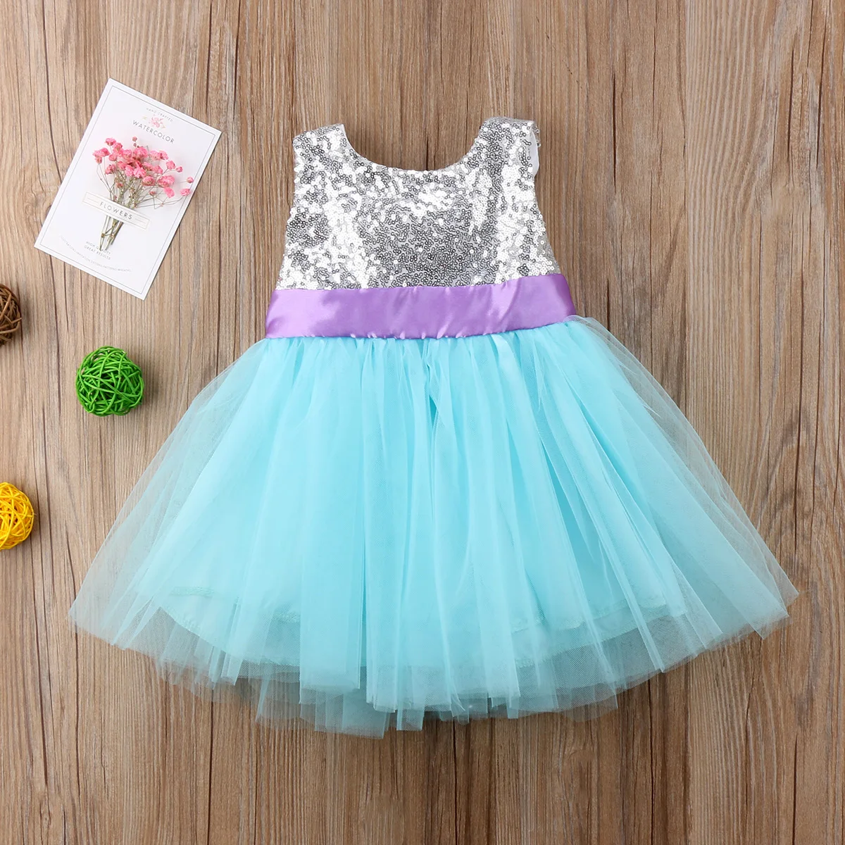Бальное платье для девочек От 0 до 5 лет детская одежда летнее платье-пачка без
