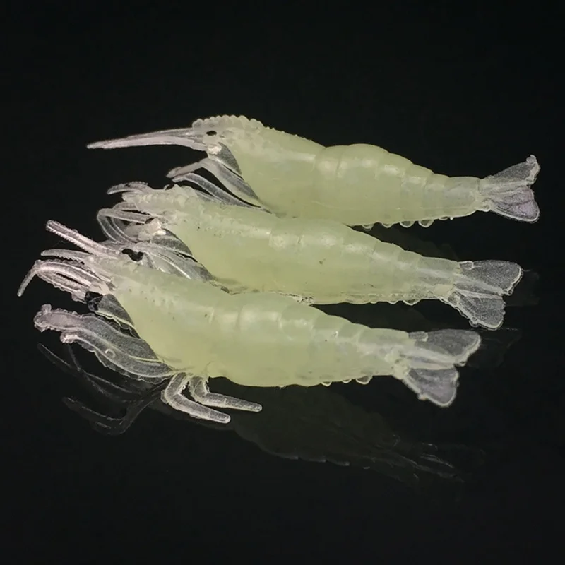 20pcs/lot 4cm Luminous Shrimp Fishing Lure Soft Lure Worms Glow Shrimps Fishing Baits for Bass Crappie Fishing Lures
20pcs/lot 4cm Luminous Shrimp Fishing Lure Soft Lure Worms Glow Shrimps Fishing Baits for Bass Crappie Fishing Lures