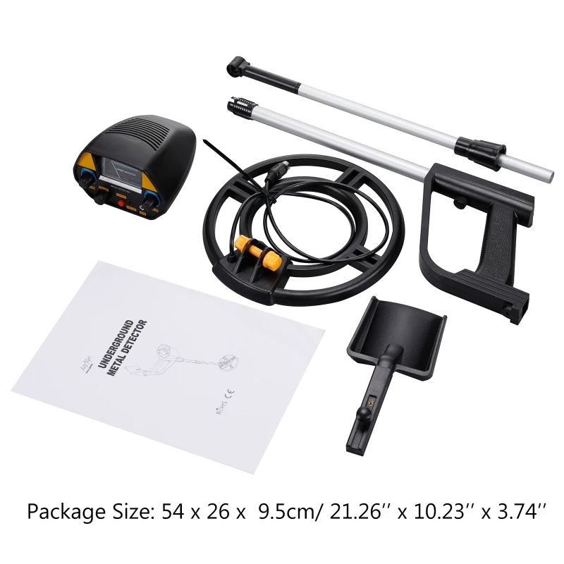 MD940 Underground Metal Detector ALL METAL & Disc Mode Gold Silver Search Finder
MD940 Underground Metal Detector ALL METAL & Disc Mode Gold Silver Search Finder