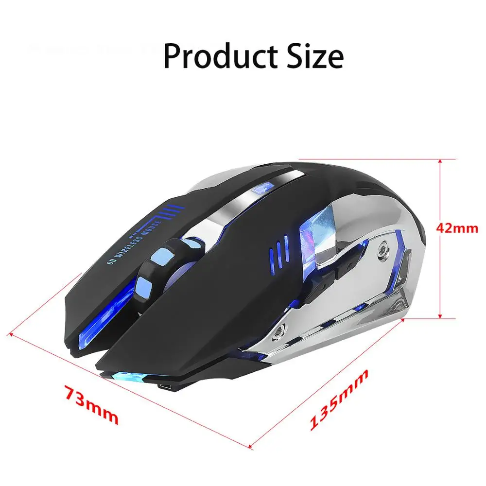 2400dpi M10 Wireless Mouse Rechargeable 7 color Backlight Breathing Comfort Gaming Mouse Gamer for Computer Desktop Laptop PC
2400dpi M10 Wireless Mouse Rechargeable 7 color Backlight Breathing Comfort Gaming Mouse Gamer for Computer Desktop Laptop PC