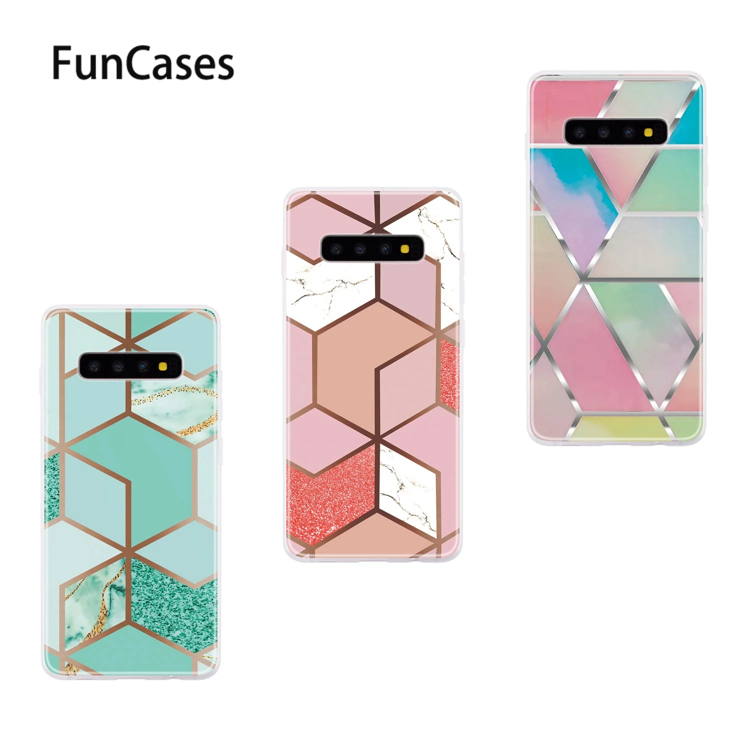 Модный мягкий силиконовый чехол для estuche Samsung S10 Plus полуоблегающие Чехлы Capa Galaxy