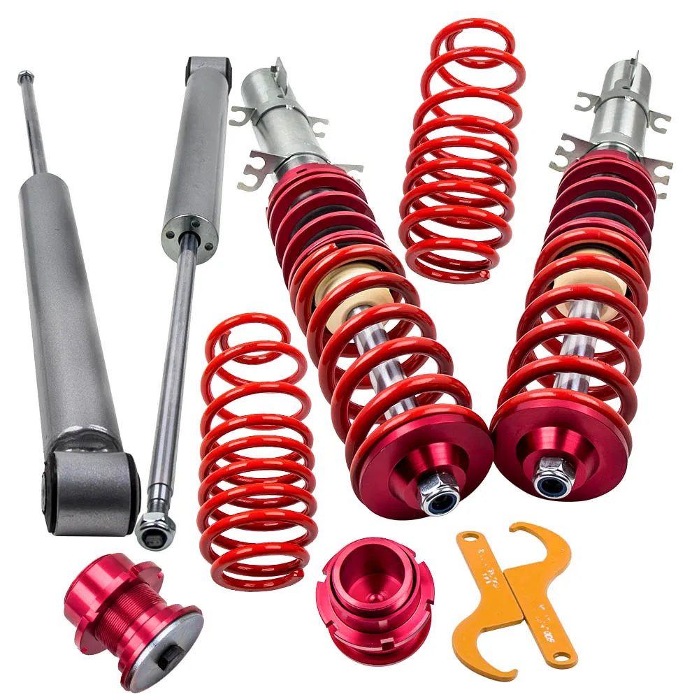 Coilover Spring Shock for Audi A3 VW Golf MK4 Seat Leon Skoda 1.8T 1.9 TDi 2.3V5 for Volkswagen Golf MK4 (99-05) 2WD only A4
Coilover Spring Shock for Audi A3 VW Golf MK4 Seat Leon Skoda 1.8T 1.9 TDi 2.3V5 for Volkswagen Golf MK4 (99-05) 2WD only A4