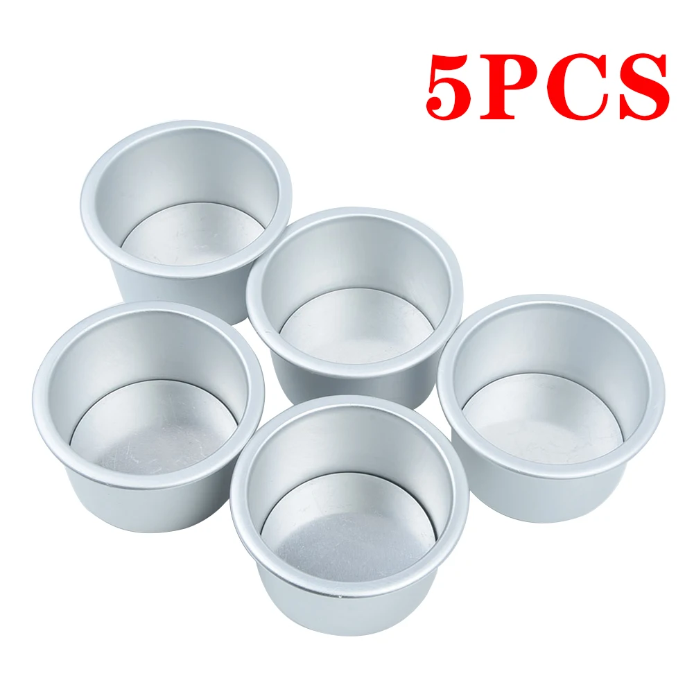 5pcs/lot 2.55inch diameter 6.5cm Aluminum Alloy Round Mini Cake Pan Removable Bottom Pudding Mold DIY Baking Tools
5pcs/lot 2.55inch diameter 6.5cm Aluminum Alloy Round Mini Cake Pan Removable Bottom Pudding Mold DIY Baking Tools