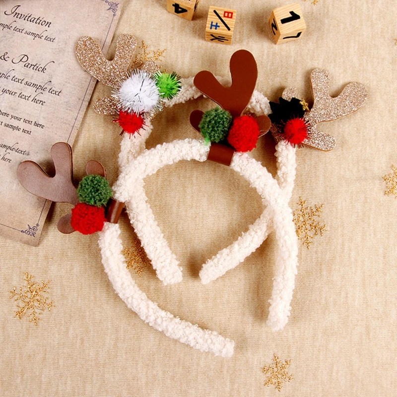 2022 Christmas Glitter Reindeer Antlers Headband Colorful Tinsel Pom Pom Ball Plush Hair Hoop Xmas Party Deer Horn Headdress
2022 Christmas Glitter Reindeer Antlers Headband Colorful Tinsel Pom Pom Ball Plush Hair Hoop Xmas Party Deer Horn Headdress