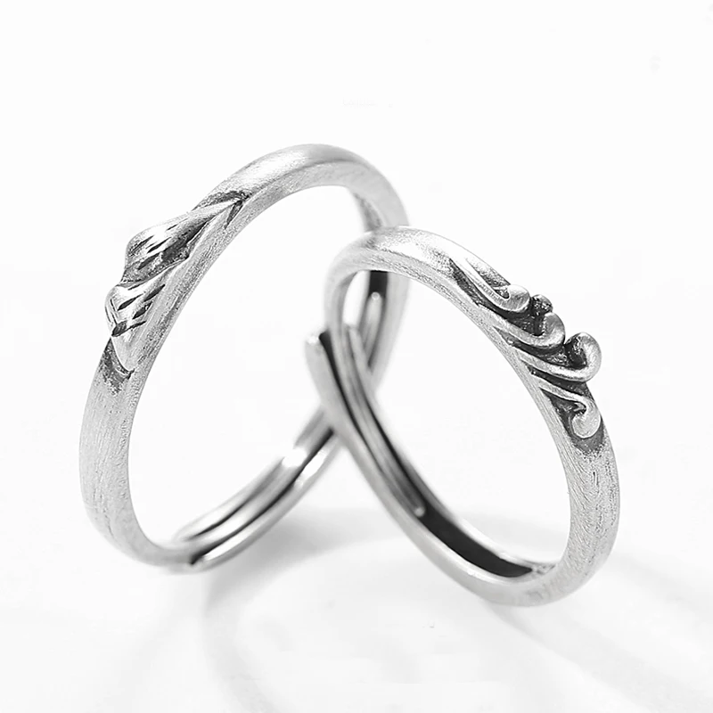 2Pcs Romantic Cute Vintage Style Mountain Sea Forever Love Paired Rings Promised Silver Color Women Unisex Couple Jewelry
2Pcs Romantic Cute Vintage Style Mountain Sea Forever Love Paired Rings Promised Silver Color Women Unisex Couple Jewelry
