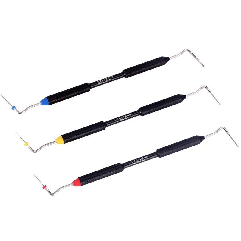 3Pcs Root Canal Plugger Manual Plugger Material Root Canal Plugger Vertical Pressure Device
3Pcs Root Canal Plugger Manual Plugger Material Root Canal Plugger Vertical Pressure Device