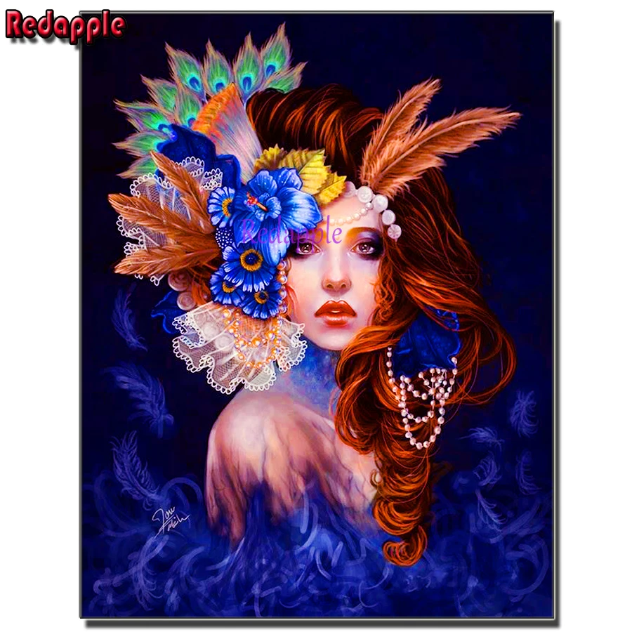 Pretty girl Diamond Embroidery Portrait Full Square Diamond Painting flower Woman Cross Stitch Mosaic Rhinestone Handmade Gift
Pretty girl Diamond Embroidery Portrait Full Square Diamond Painting flower Woman Cross Stitch Mosaic Rhinestone Handmade Gift