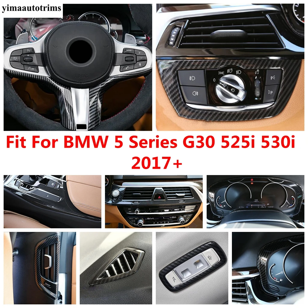 Head Lamp Read Light Dashboard Air AC Gear Panel Cover Trim Carbon Fiber Accessories For BMW 5 Series G30 525i 530i 2017 - 2021
Head Lamp Read Light Dashboard Air AC Gear Panel Cover Trim Carbon Fiber Accessories For BMW 5 Series G30 525i 530i 2017 - 2021