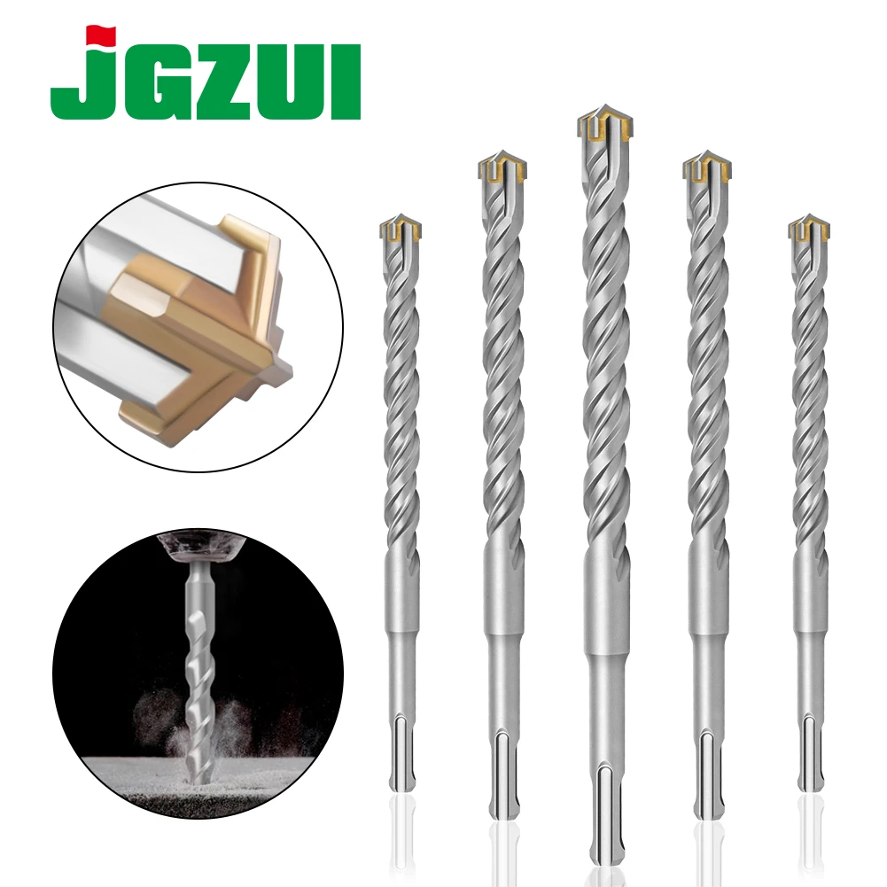 

JGZUI 1pcs Masonry Drill Bits Tungsten Carbide Tipped Concrete Brick Stone Drilling Set Size Power Tool Accessories