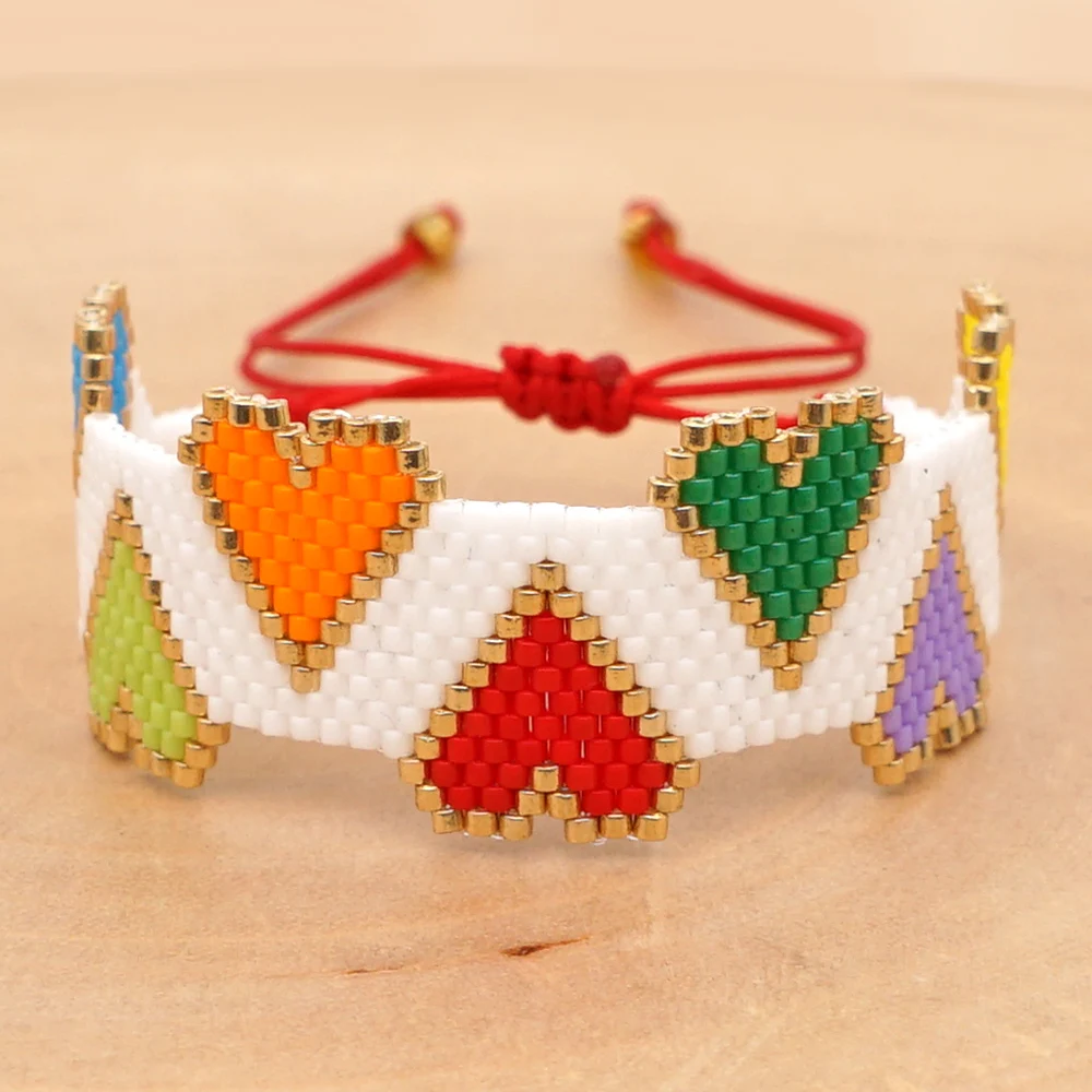 Go2boho Miyuki Bracelet Wholesale Lot Bulk Heart Pulseras Boho Accesorios Handmade Bracelets For Women Gift Jewelry Factory
Go2boho Miyuki Bracelet Wholesale Lot Bulk Heart Pulseras Boho Accesorios Handmade Bracelets For Women Gift Jewelry Factory