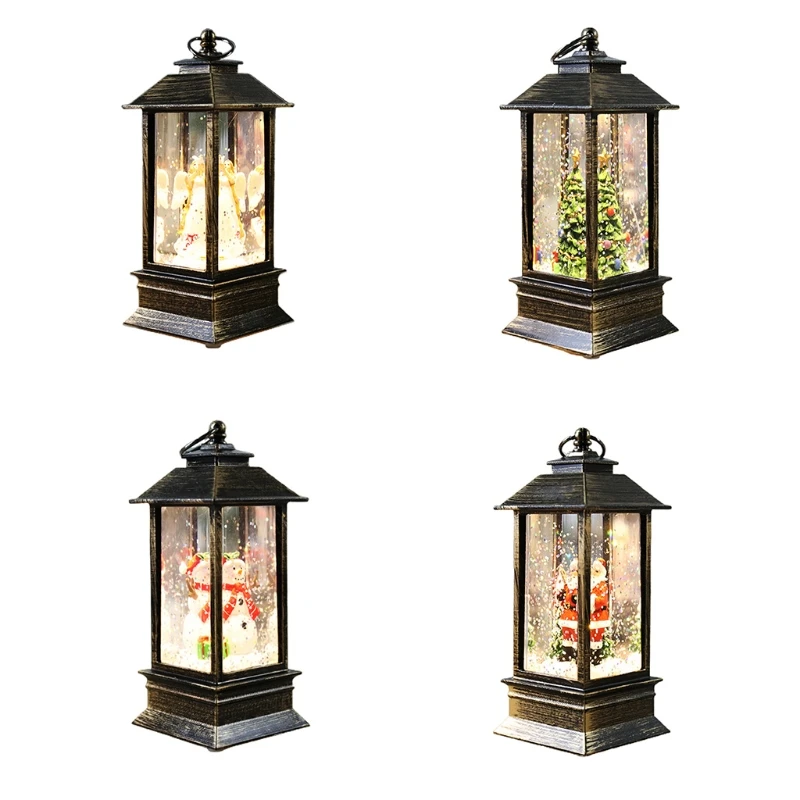 Christmas Snow Globe Lantern Battery Operated LED Light Water Glittering Santa Snowman Hanging Night Lamp Holiday Home Ornament
Christmas Snow Globe Lantern Battery Operated LED Light Water Glittering Santa Snowman Hanging Night Lamp Holiday Home Ornament