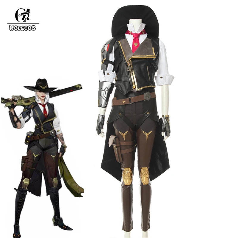 Женские наручные часы ROLECOS, костюм Эш-косплей OW Ashe, Элизабет, Каледония, косплей-униформа, полный комплект, шапка, перчатки
Женские наручные часы ROLECOS, костюм Эш-косплей OW Ashe, Элизабет, Каледония, косплей-униформа, полный комплект, шапка, перчатки