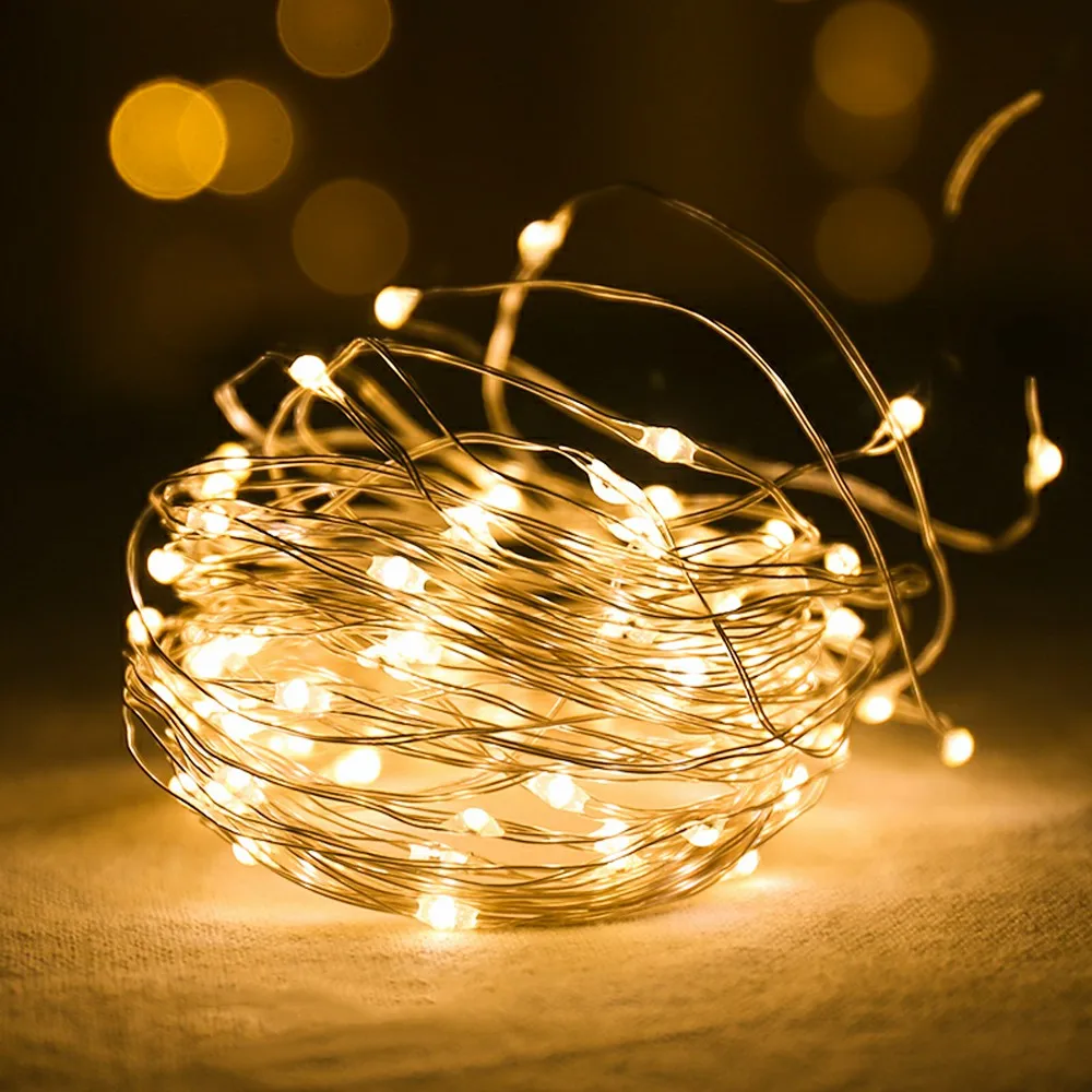1-10M LED String light Copper Wire Holiday lighting Fairy light Garland Battery operation For Christmas Tree Wedding Party Decor
1-10M LED String light Copper Wire Holiday lighting Fairy light Garland Battery operation For Christmas Tree Wedding Party Decor