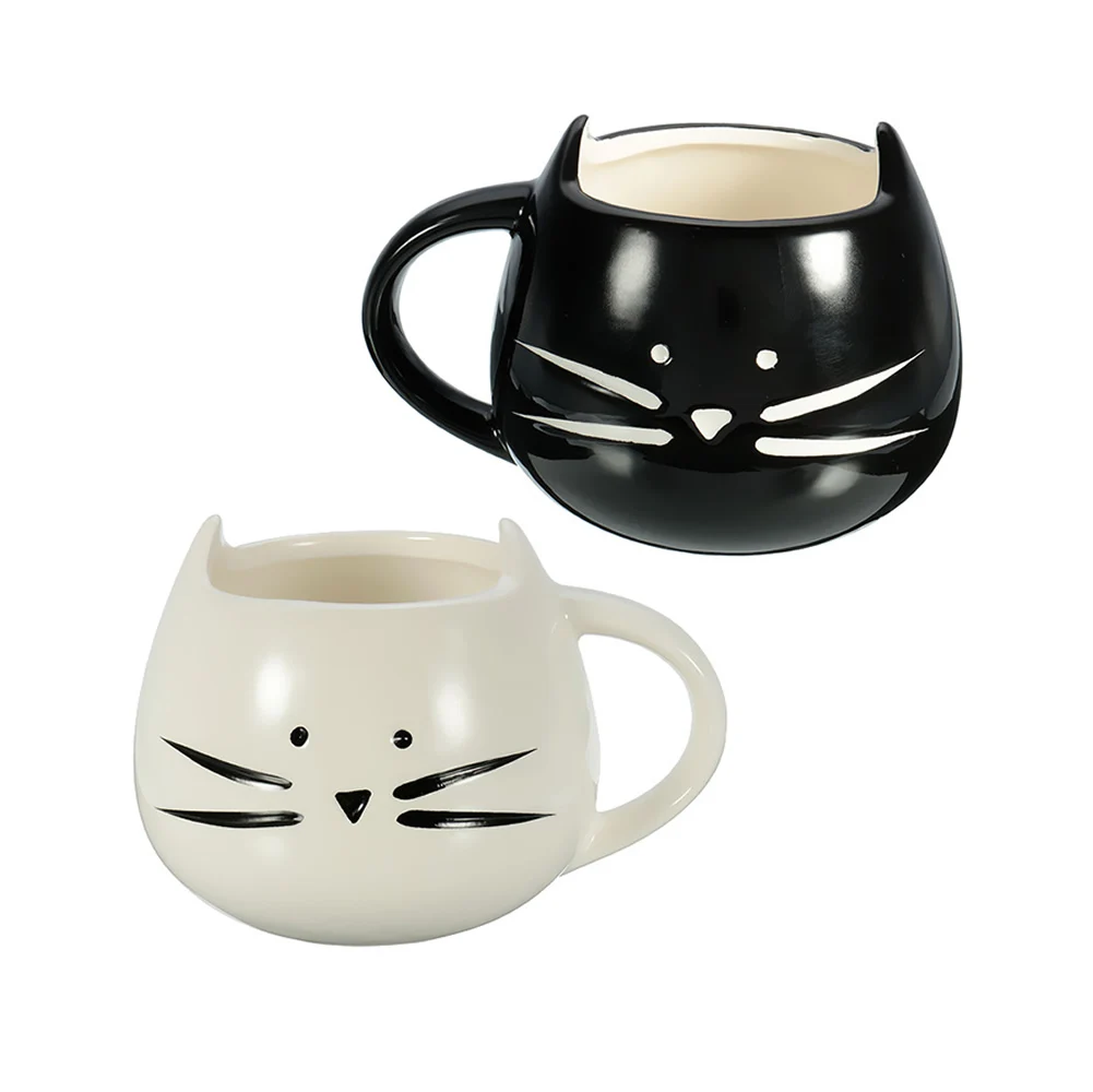 420ml Lovely White / Black Cat Coffee Milk Light Ceramic Lovers Mug Couples Cup 57BF
420ml Lovely White / Black Cat Coffee Milk Light Ceramic Lovers Mug Couples Cup 57BF