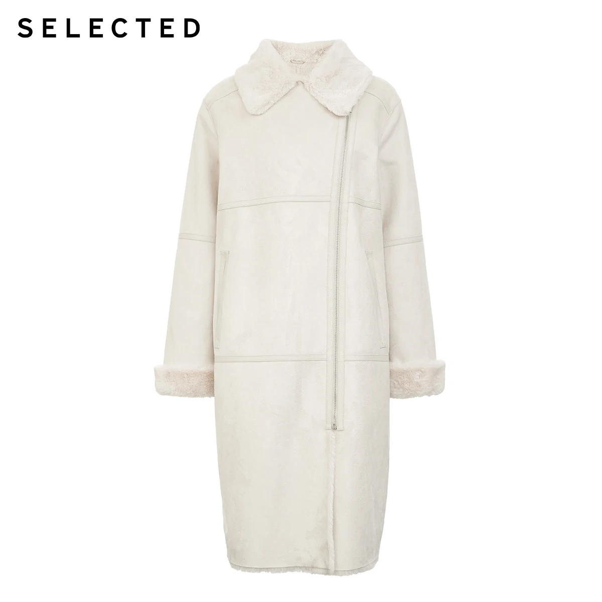 SELECTED Women's Imitation Fur Lapel Mid-length Coat Jacket S|4194P3504
SELECTED Women's Imitation Fur Lapel Mid-length Coat Jacket S|4194P3504