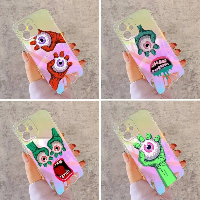 Horror theme eyes hands Phone Case for iPhone huawei honor 7 8 9 11 12 20 30 S X XS XR MINI Pro Max Plus laser Transparent
Horror theme eyes hands Phone Case for iPhone huawei honor 7 8 9 11 12 20 30 S X XS XR MINI Pro Max Plus laser Transparent