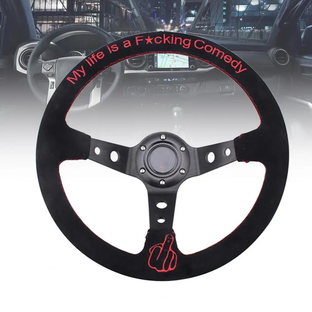 Racing Steering Wheel Perfect Match Skin-friendly Flannel Modification 14 Inches Steering Wheel for Golf Cart volante deportivo
Racing Steering Wheel Perfect Match Skin-friendly Flannel Modification 14 Inches Steering Wheel for Golf Cart volante deportivo
