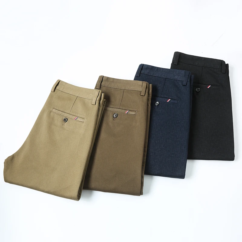 Spring and Summer Business Dress Office Elastic Suit Pants Mens Silk Dress Pants High Quality Straight Long Trousers Male
Spring and Summer Business Dress Office Elastic Suit Pants Mens Silk Dress Pants High Quality Straight Long Trousers Male