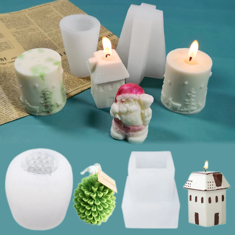 DIY Creative Christmas Silicone Mold Santa Claus Christmas Tree Cedar Pine Cone Silicone Mold Aromatherapy Candle Mold
DIY Creative Christmas Silicone Mold Santa Claus Christmas Tree Cedar Pine Cone Silicone Mold Aromatherapy Candle Mold