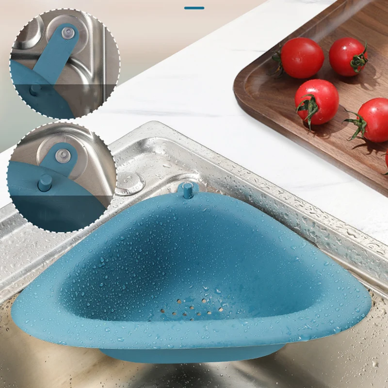 Multifunctional Corner Sink Drain Rack Shelf Suction Cup Sink Drain Basket Bowl Sponge Rack Kitchen Bathroom Storage Box
Multifunctional Corner Sink Drain Rack Shelf Suction Cup Sink Drain Basket Bowl Sponge Rack Kitchen Bathroom Storage Box