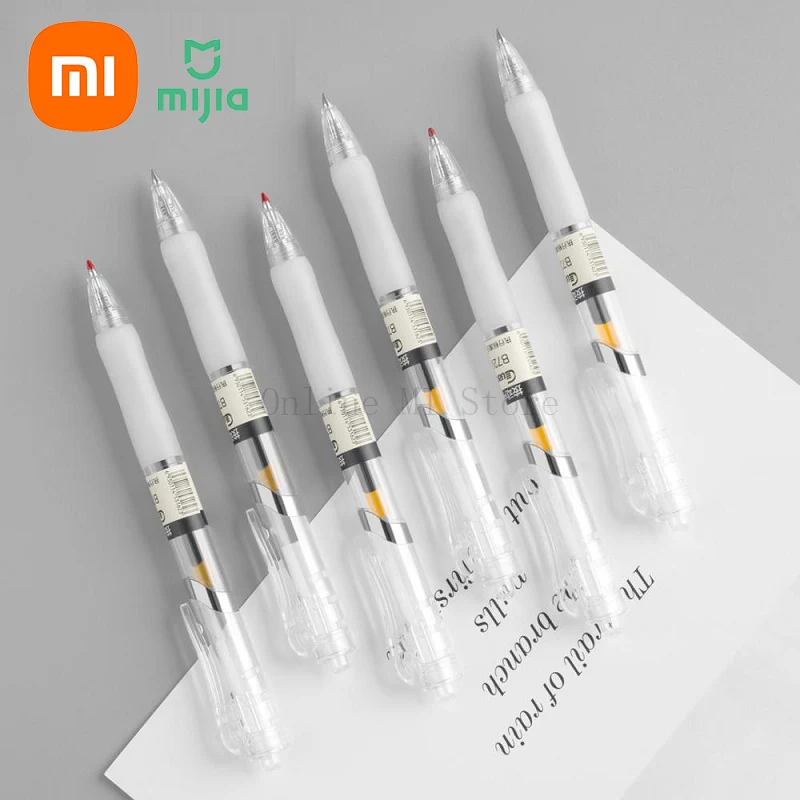 Xiaomi Youpin Guangbo 12pcs Retractable Gel Pen Black Ink Soft Rubber Grip 0.5mm Bullet Writing Ballpoint Pen For Office School
Xiaomi Youpin Guangbo 12pcs Retractable Gel Pen Black Ink Soft Rubber Grip 0.5mm Bullet Writing Ballpoint Pen For Office School