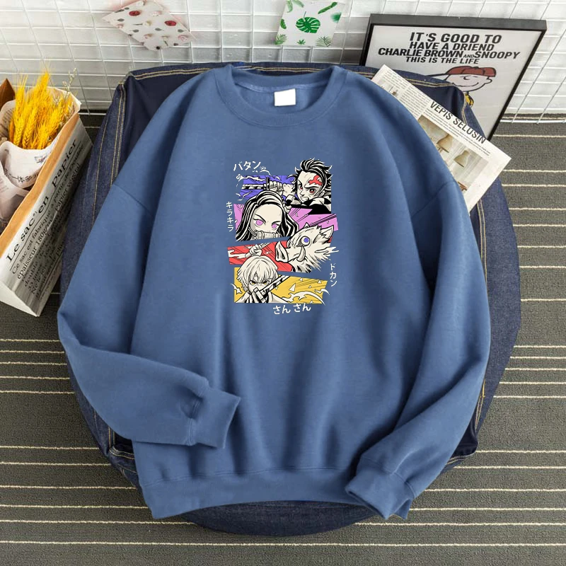 Demon Slayer Nezuko And Tanjiro Printing Hoodies Soft Comfortable Clothes Thermal Vintage Men Sweatshirt Large Size Male Hoodie
Demon Slayer Nezuko And Tanjiro Printing Hoodies Soft Comfortable Clothes Thermal Vintage Men Sweatshirt Large Size Male Hoodie