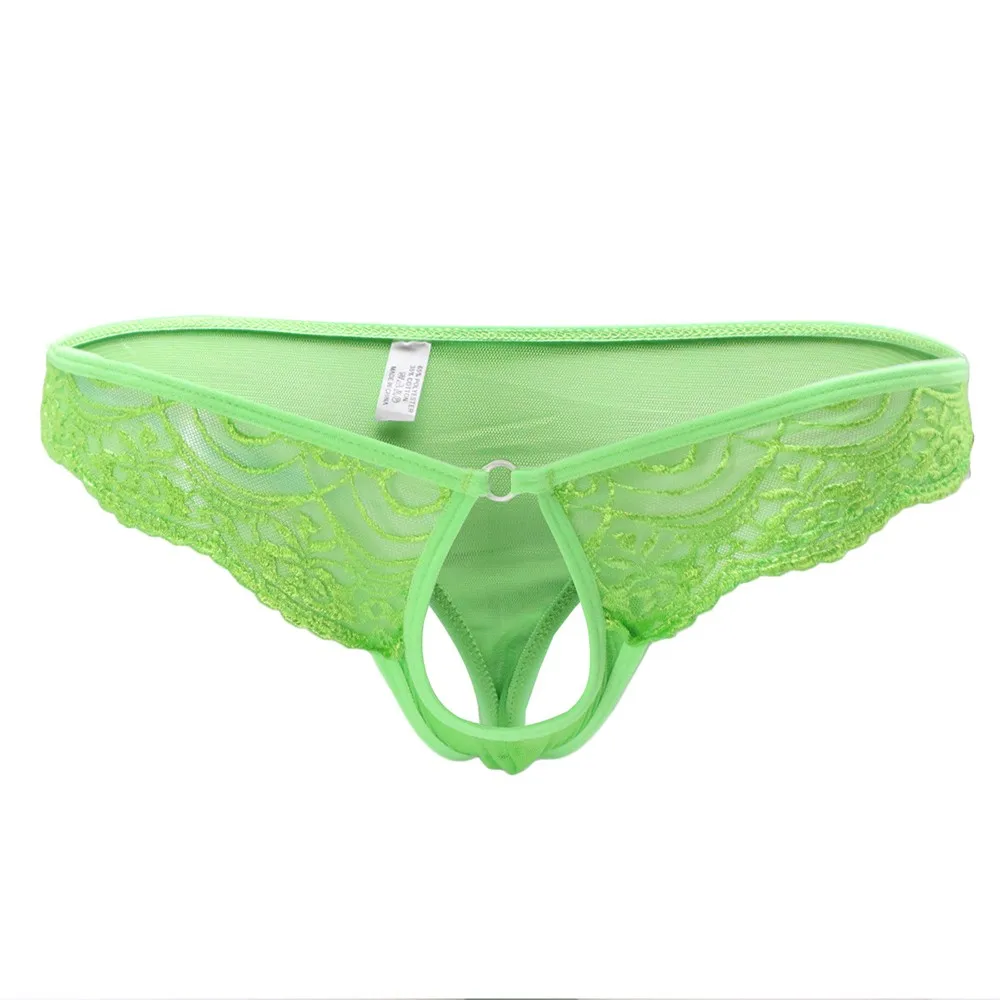 Open Crotch T-Back Thongs Mens Sexy Lace Underwear Underpants Exposed Cock Panties Briefs Low Rise Buttocks Hollow Thong
Open Crotch T-Back Thongs Mens Sexy Lace Underwear Underpants Exposed Cock Panties Briefs Low Rise Buttocks Hollow Thong