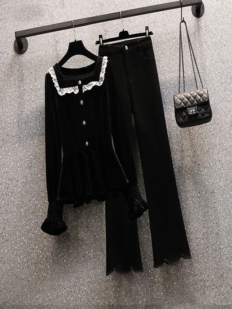 2021 New Plus Size Women's 200 Kg Fat Sister Spring Women's Loose Belly Covering Top And Thin Casual Pants Two-Piece Suit
2021 New Plus Size Women's 200 Kg Fat Sister Spring Women's Loose Belly Covering Top And Thin Casual Pants Two-Piece Suit