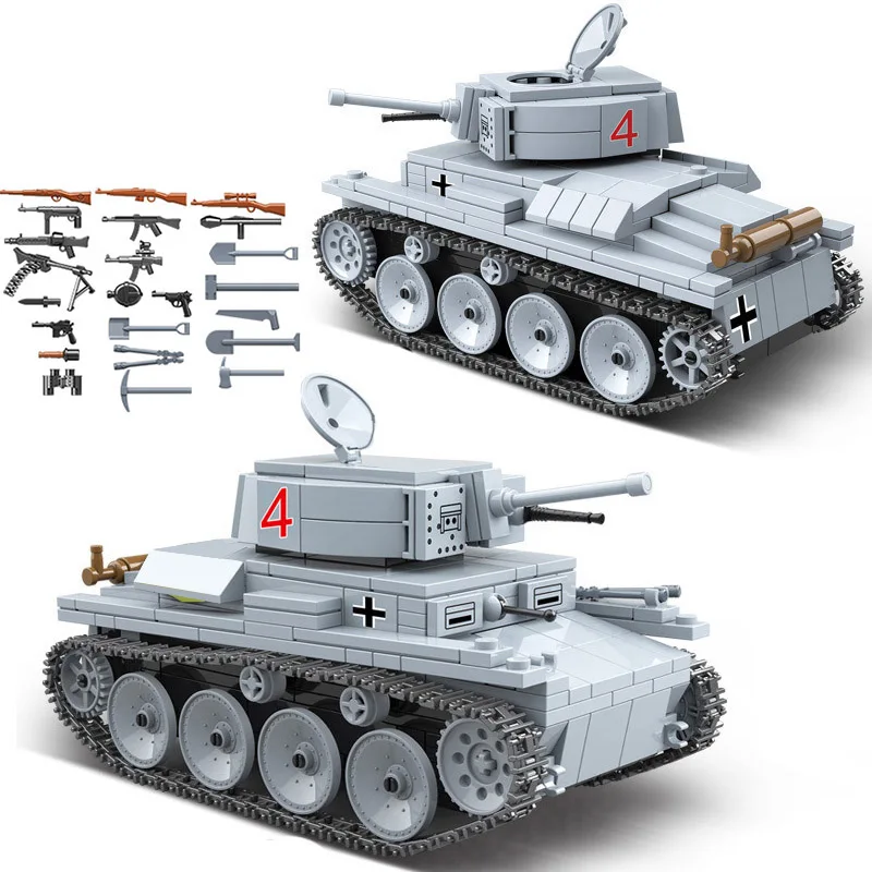 tank LT-38 light tank military series 100082 building blocks assembled educational children's toys gift
tank LT-38 light tank military series 100082 building blocks assembled educational children's toys gift