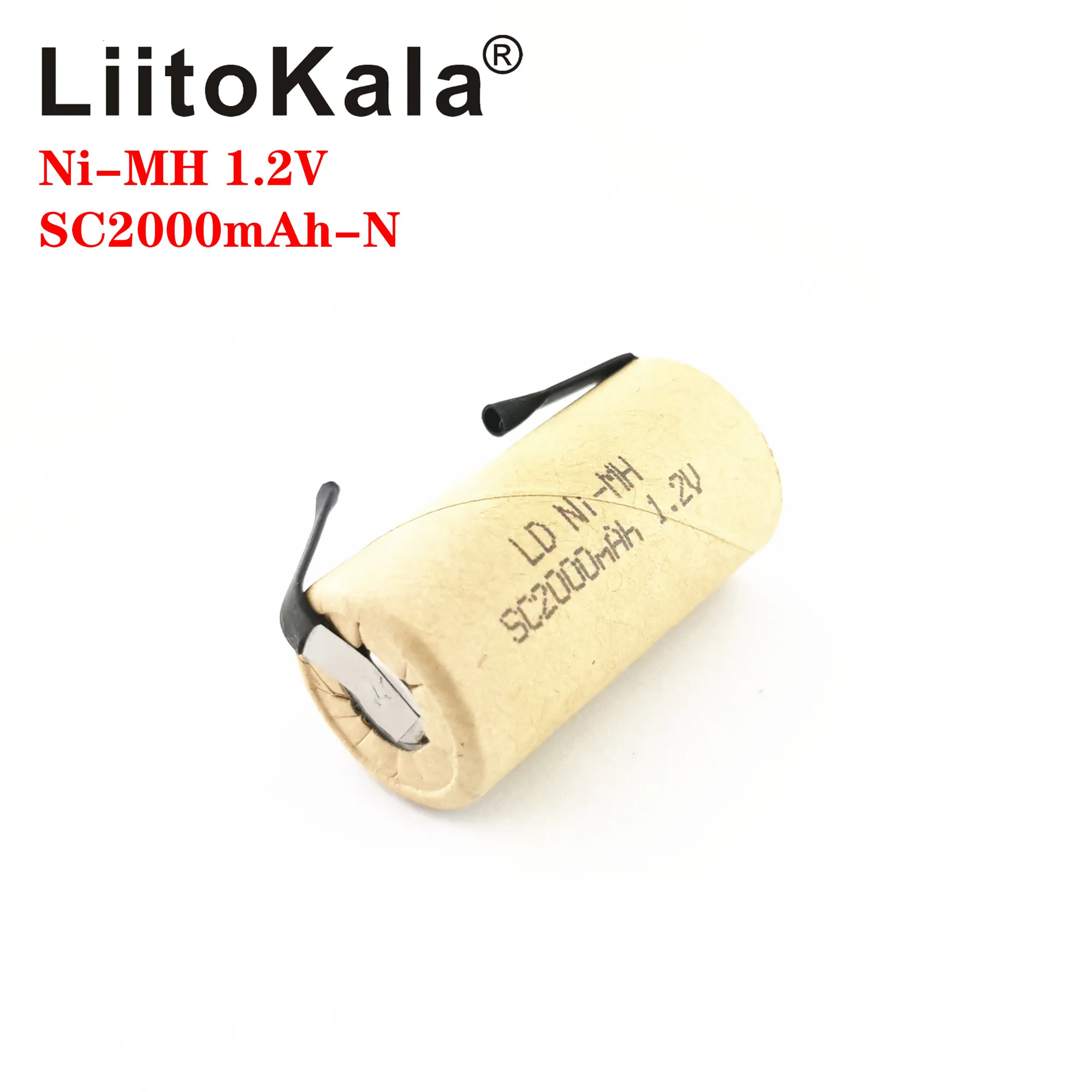 LiitoKala Ni-MH 1.2V SC 2000mAh Ni MH high power tool battery cell discharge rate 10C rechargeable batteries cells DIY nicke
LiitoKala Ni-MH 1.2V SC 2000mAh Ni MH high power tool battery cell discharge rate 10C rechargeable batteries cells DIY nicke