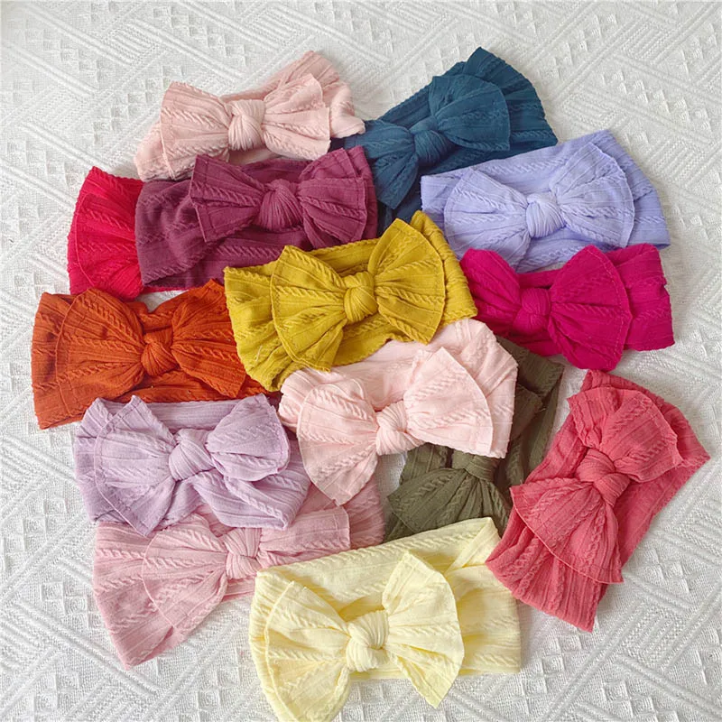1PCS Nylon Headbands Knit Solid Wide Nylon Turban Bow Hairbands New Baby Girls Head Wrap Braid Kids Hair Accessories 
1PCS Nylon Headbands Knit Solid Wide Nylon Turban Bow Hairbands New Baby Girls Head Wrap Braid Kids Hair Accessories
