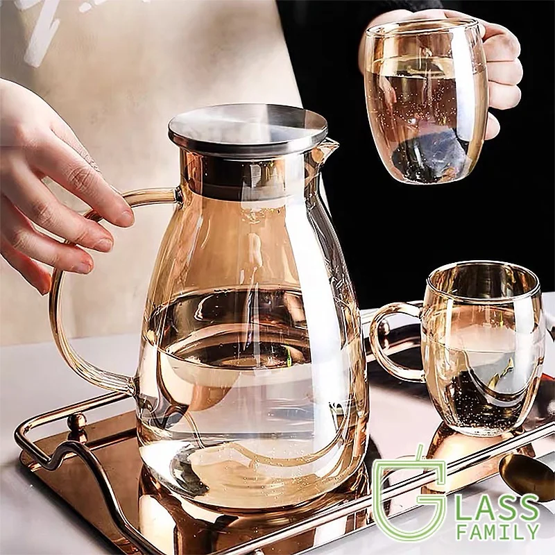 Чайник для холодной воды GF 1.8L, стеклянный кувшин с крышкой из нержавеющей стали, кувшин для воды баночка для напитков, для лимонада, сока, льд...
Чайник для холодной воды GF 1.8L, стеклянный кувшин с крышкой из нержавеющей стали, кувшин для воды баночка для напитков, для лимонада, сока, льд...