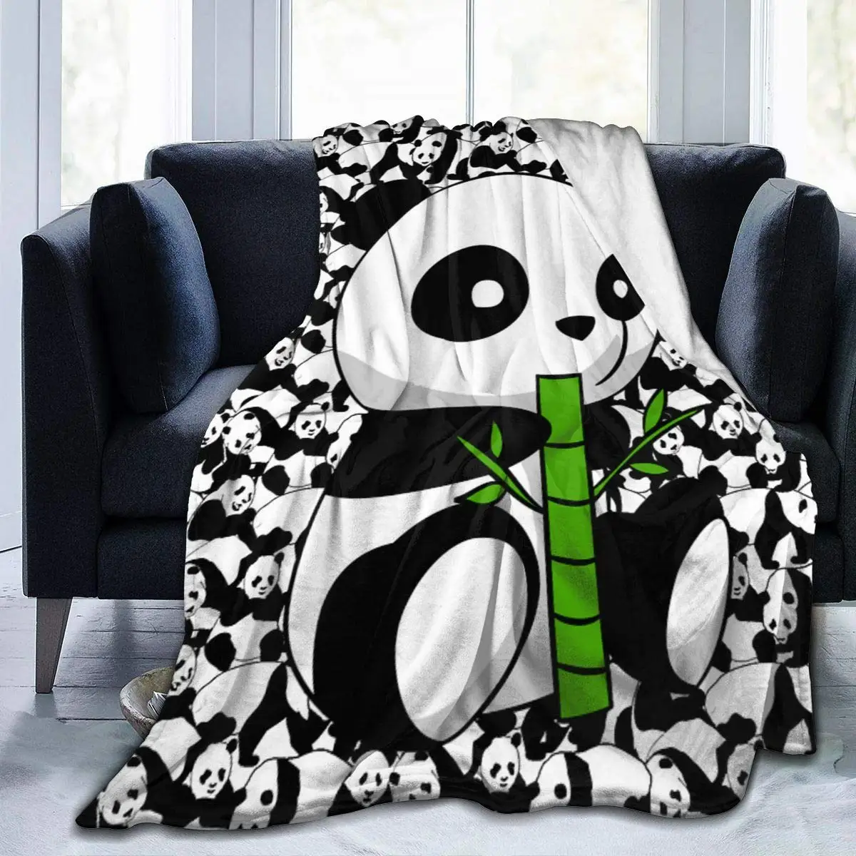 Cute Panda Eating Bamboo Leaves Blanket Flannel Ultra Throw Soft Lightweight Luxury Air Conditioner Quilt for Sofa Bedroom
Cute Panda Eating Bamboo Leaves Blanket Flannel Ultra Throw Soft Lightweight Luxury Air Conditioner Quilt for Sofa Bedroom