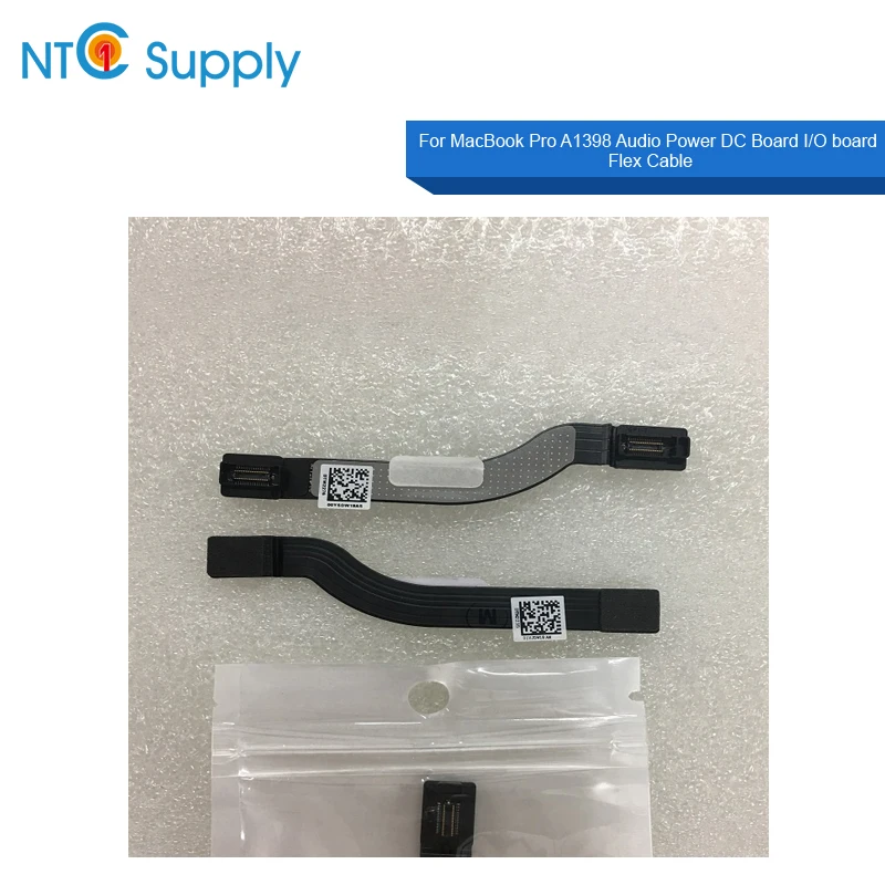 NTC Supply Audio Power DC Board I/O board Flex Cable For MacBook Pro Retina 15.4” A1398 821-1372-04 100% Tested Good Function
NTC Supply Audio Power DC Board I/O board Flex Cable For MacBook Pro Retina 15.4” A1398 821-1372-04 100% Tested Good Function