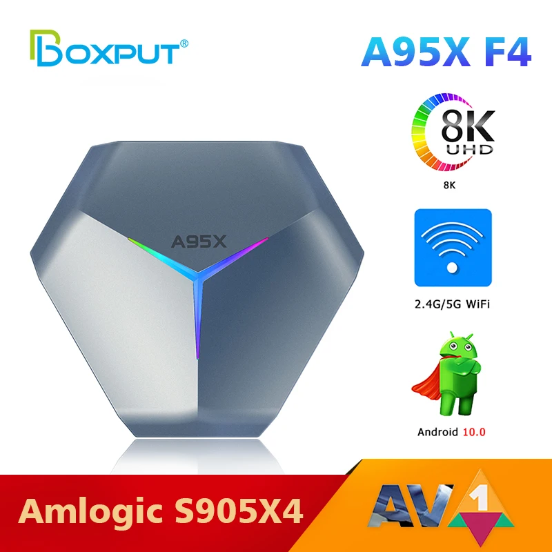 A95X F4 Amlogic S905X4 Android 10 TV Box RGB Light Dual Wifi 2.4G 5G 8K 4G 32GB 64GB 128GB Youtube Media Player A95XF4 Tvbox
A95X F4 Amlogic S905X4 Android 10 TV Box RGB Light Dual Wifi 2.4G 5G 8K 4G 32GB 64GB 128GB Youtube Media Player A95XF4 Tvbox