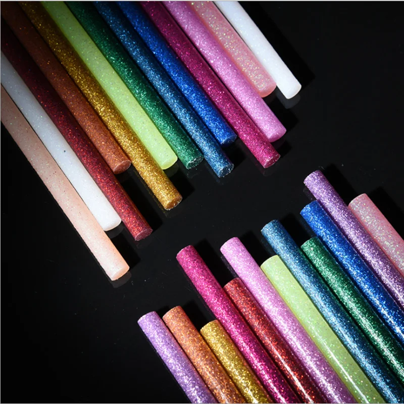 30Pc Colored Hot Melt Glue Sticks 11*200mm Adhesive Assorted Glitter Glue Sticks Professional For Electric Glue Gun Craft Repair
30Pc Colored Hot Melt Glue Sticks 11*200mm Adhesive Assorted Glitter Glue Sticks Professional For Electric Glue Gun Craft Repair