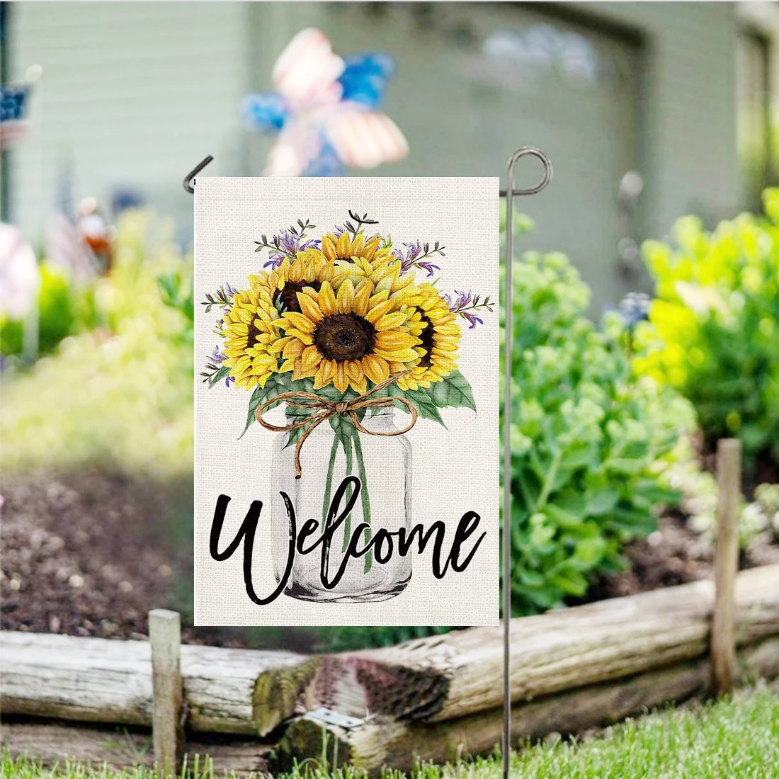 Summer Sunflower Burlap Garden Flags Welcome Outdoor Yard Flags Garden Flag Farmhouse Decor Garden Decoration Outdoor Landscape
Summer Sunflower Burlap Garden Flags Welcome Outdoor Yard Flags Garden Flag Farmhouse Decor Garden Decoration Outdoor Landscape