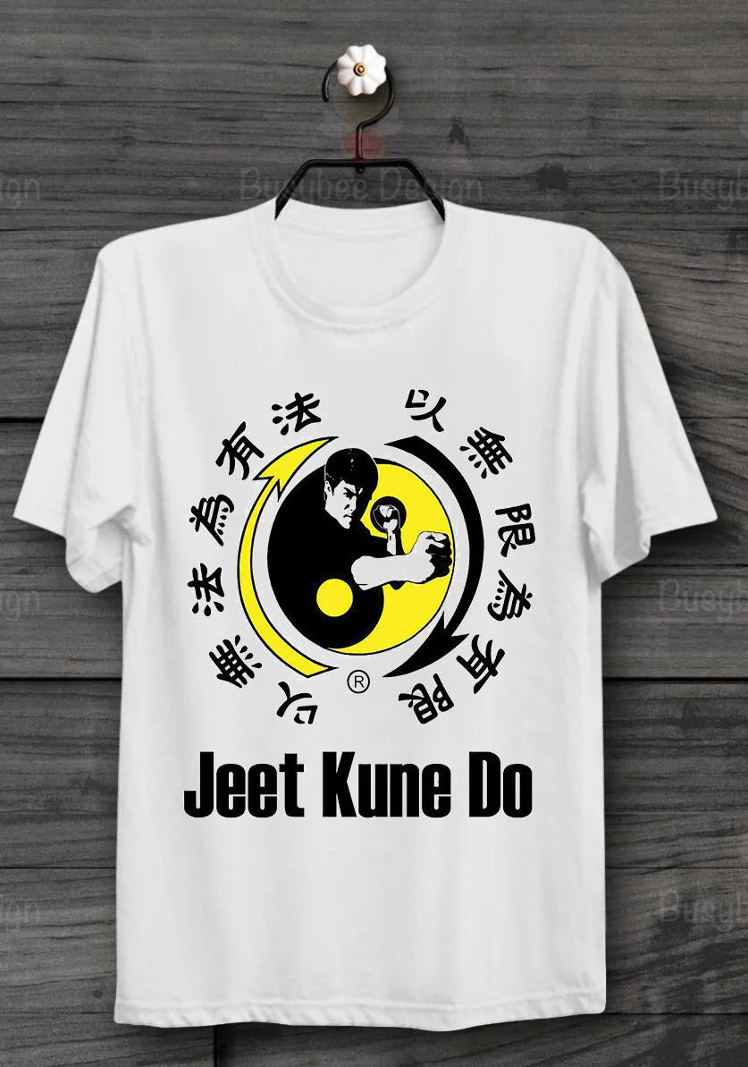 Лето 2019 г. Брюс Ли Jeet Kune Do Kung Fu Wing Chun Muay Thai Ретро футболка скидка Feyenoord