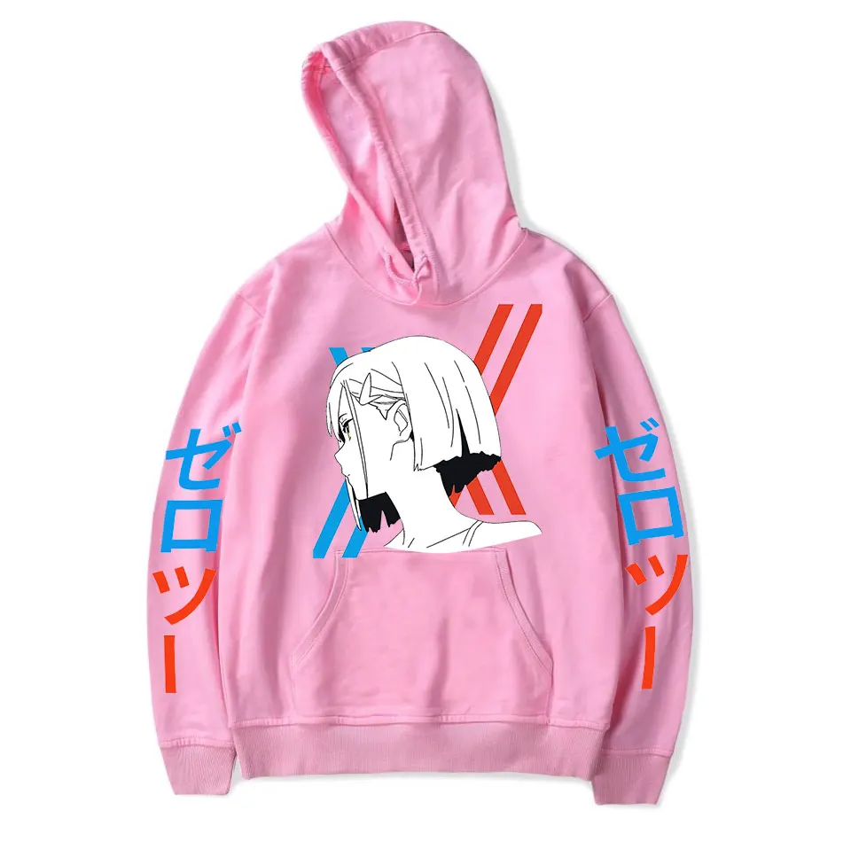 Одежда для косплея с принтом Zero Two толстовка 02 длинным рукавом одежда кролика